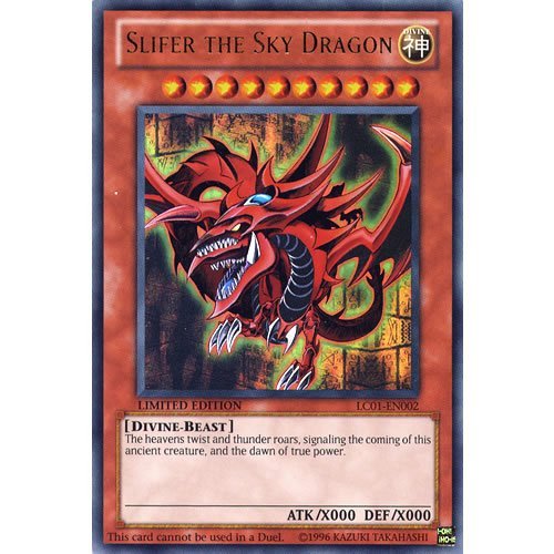 Amazon.com: Deckboosters YuGiOh : LC01-EN002 Limited Ed Slifer The